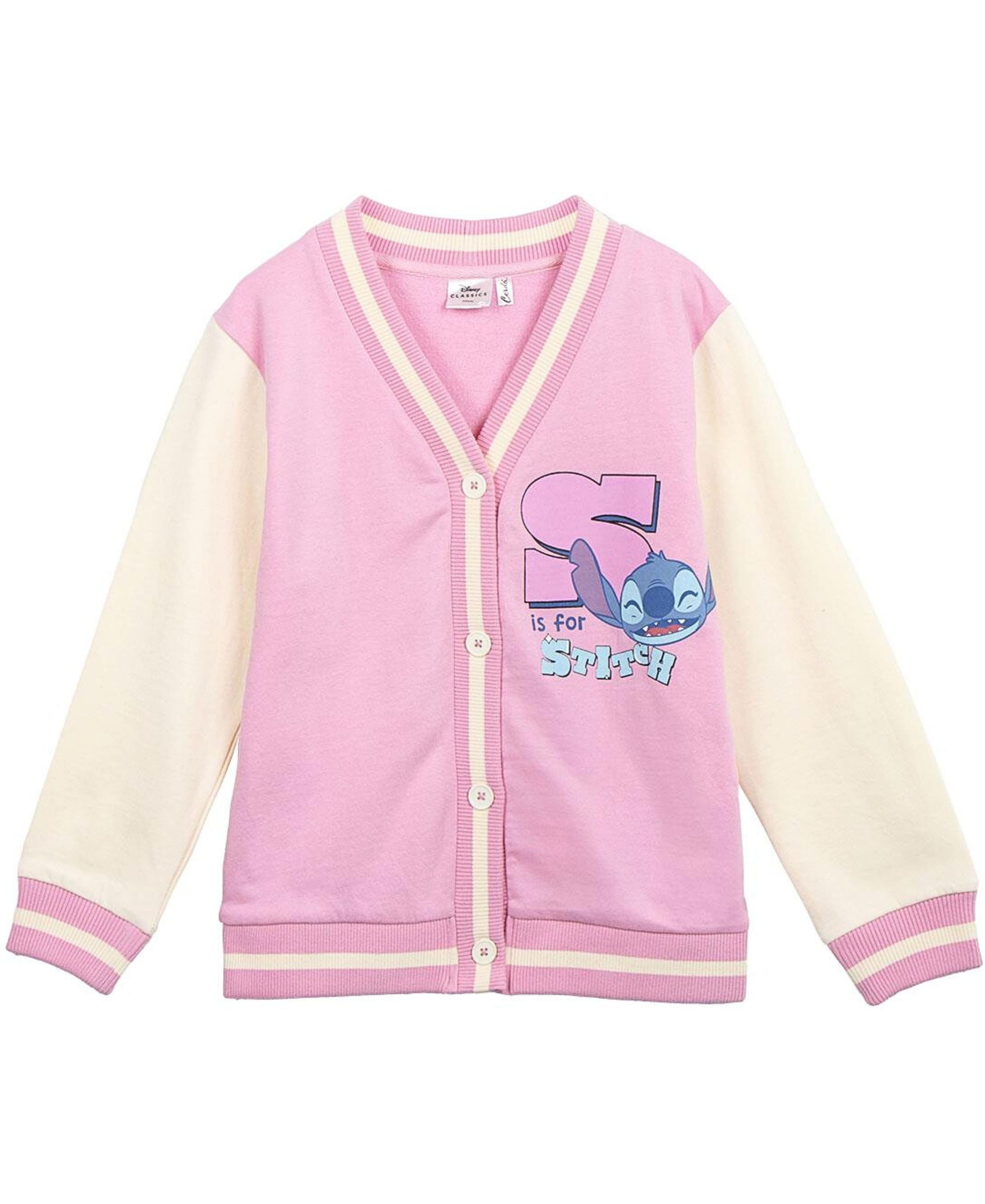 Lilo & Stitch Sweatjacke Angel & Stitch Mädchen Collegejacke Розмір 116-158 cm