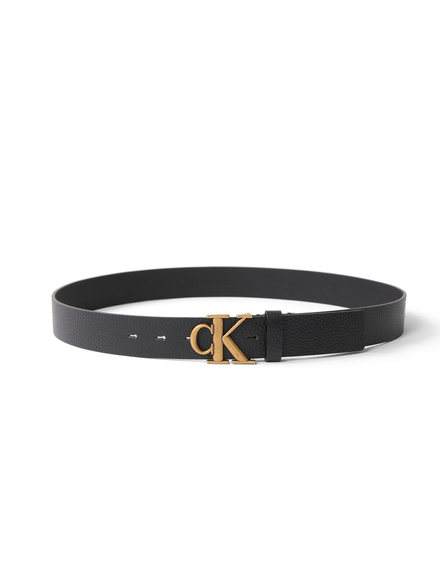 Calvin Klein Jeans Ledergürtel MONOGRAM BUCKLE FIXED BELT 35MM günstig online kaufen