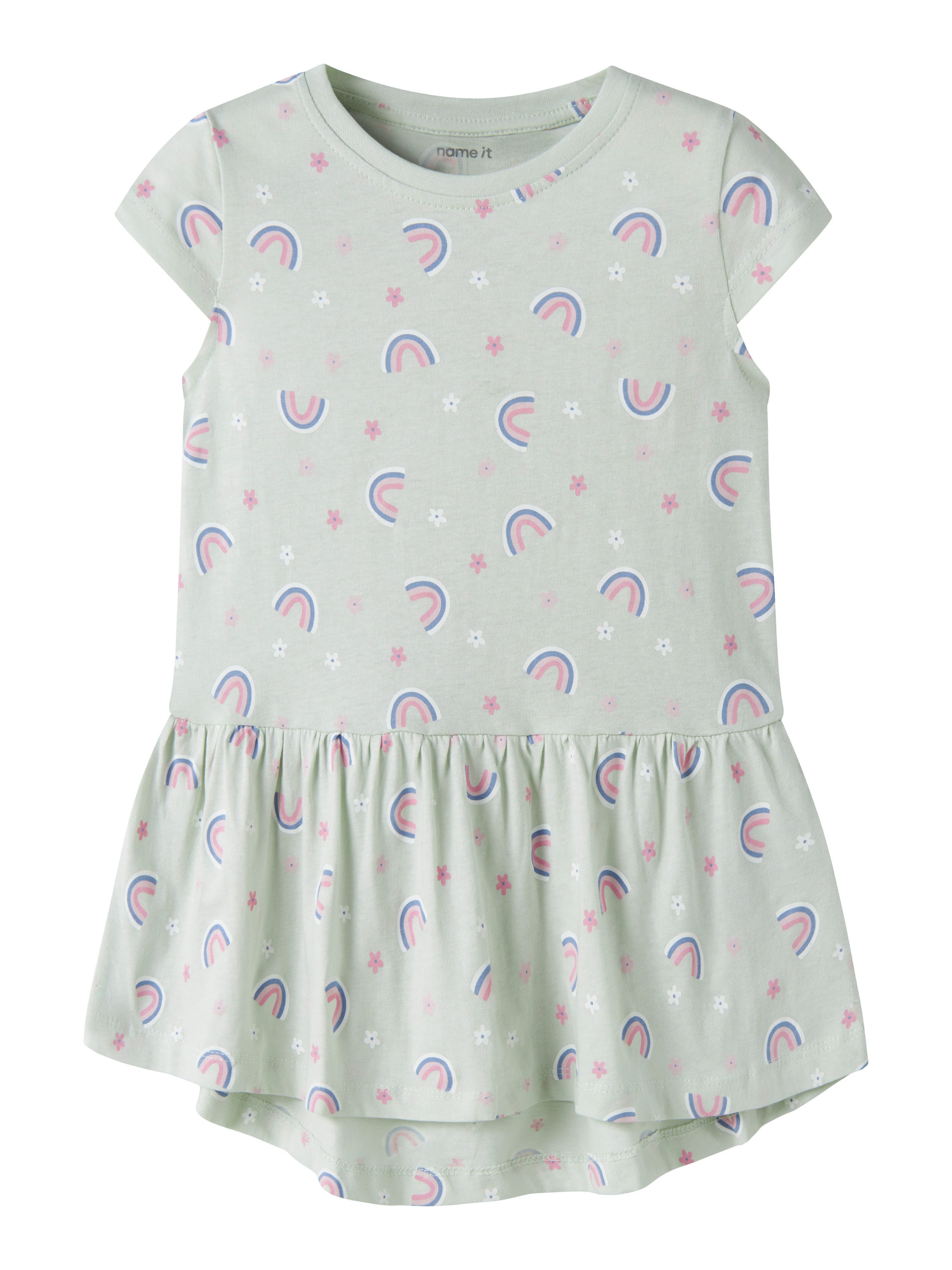 Name It Jerseykleid NMFVIGGA CAPSL DRESS F1 NOOS Baumwolle, regular fit