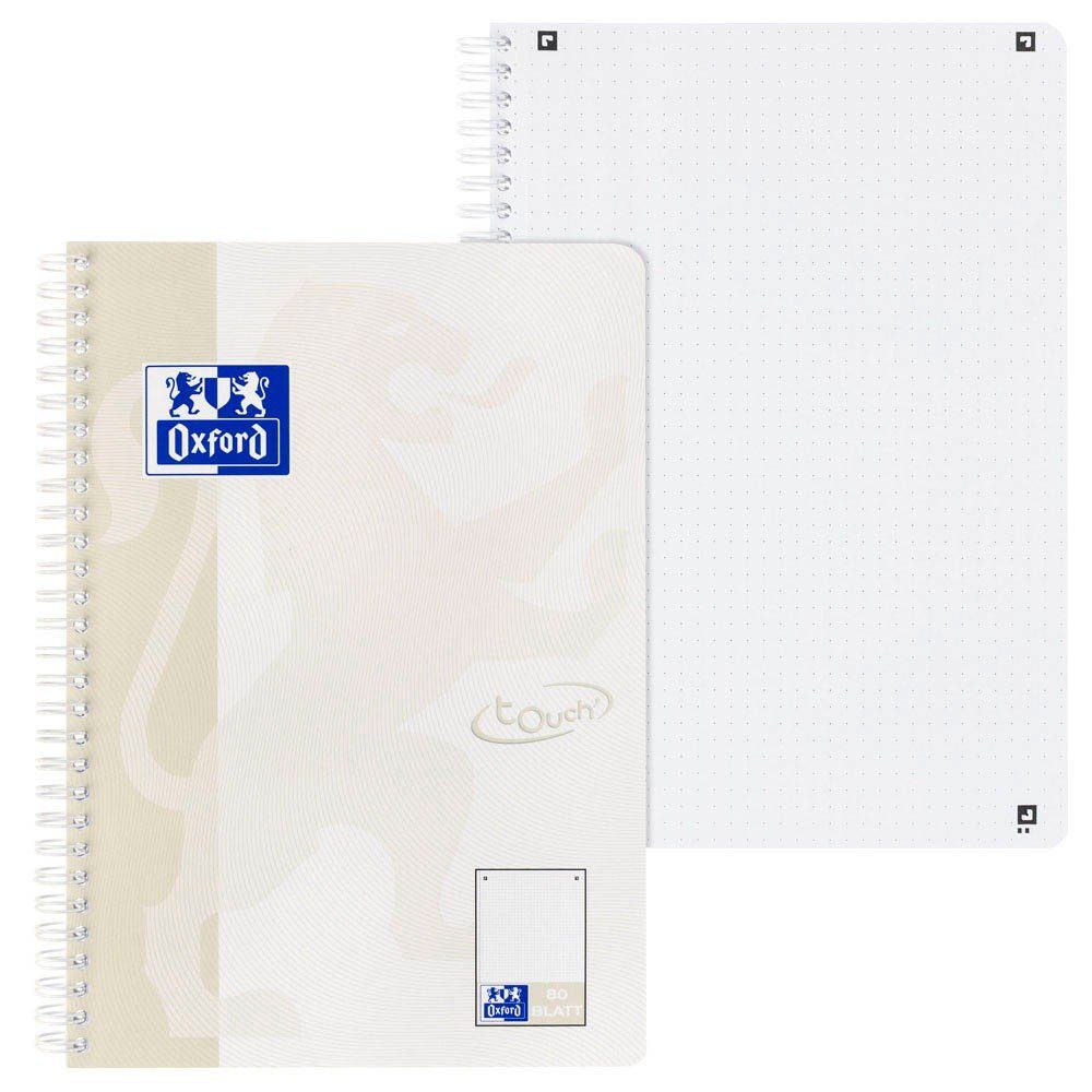 Collegeblock 1 Collegeblock TOUCH Lin. punktkariert mit Spiralbindung B5
