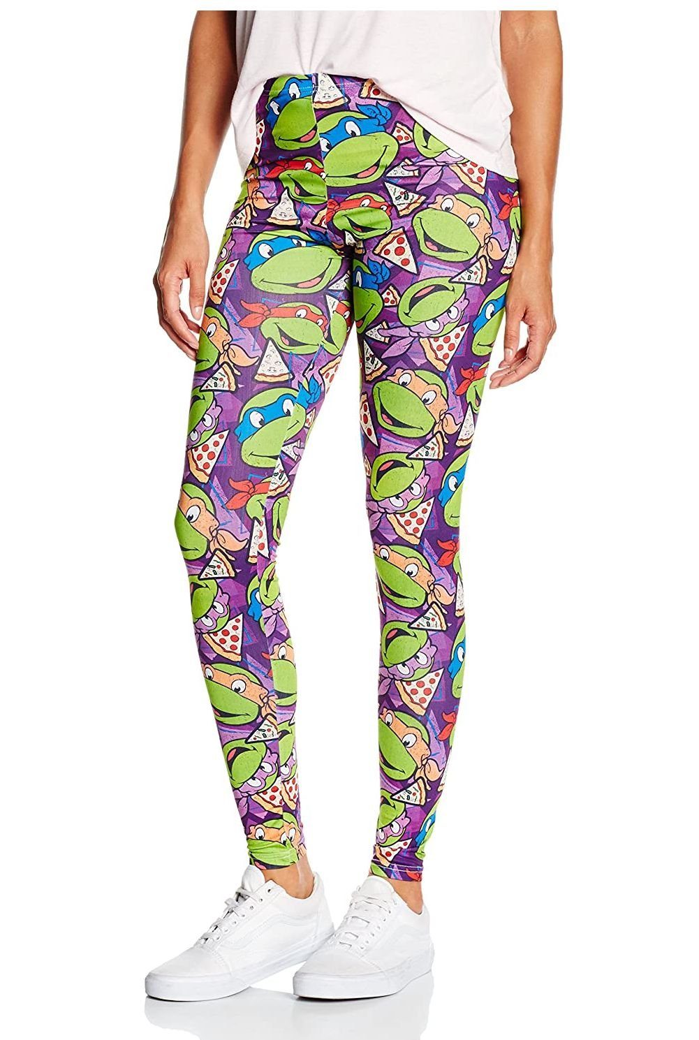 Teenage Mutant Ninja Turtles Leggings NINJA TURTLES Leggings Damen Mädchen Hose Karneval Motto Partys Kostüm