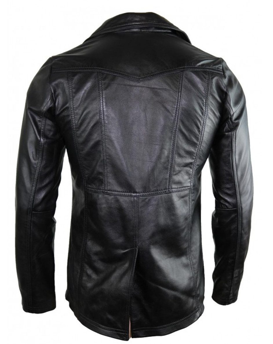 MDM Lederblazer Herren Blazer aus weichem Lammleder, Taillierter Schnitt, S günstig online kaufen