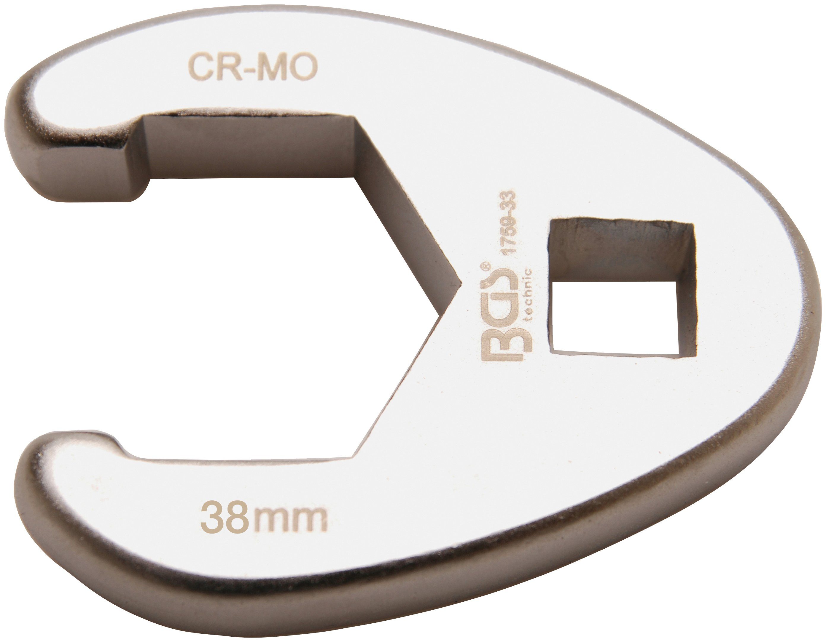 BGS Werkzeugset Hahnenfußschlüssel-Satz, 8-tlg., Antrieb 12,5 mm Innenvierkant (1/2) / (3/4) 20 mm