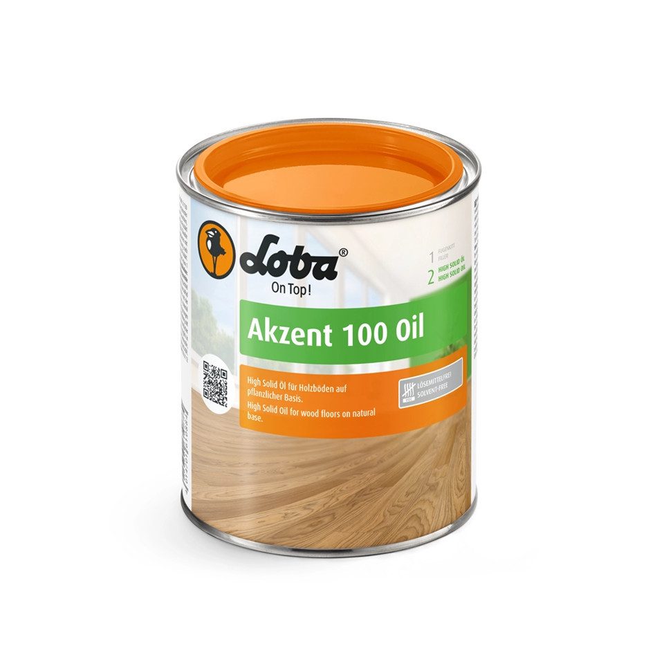 Loba Parkett Oil Loba Akzent 100 Oil 750 ml, 1 St.