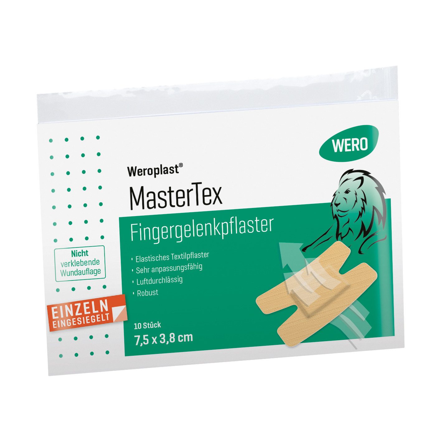 Weroplast® Wundpflaster MasterTex Fingergelenkpflaster (10 St), Fingergelenkpflaster