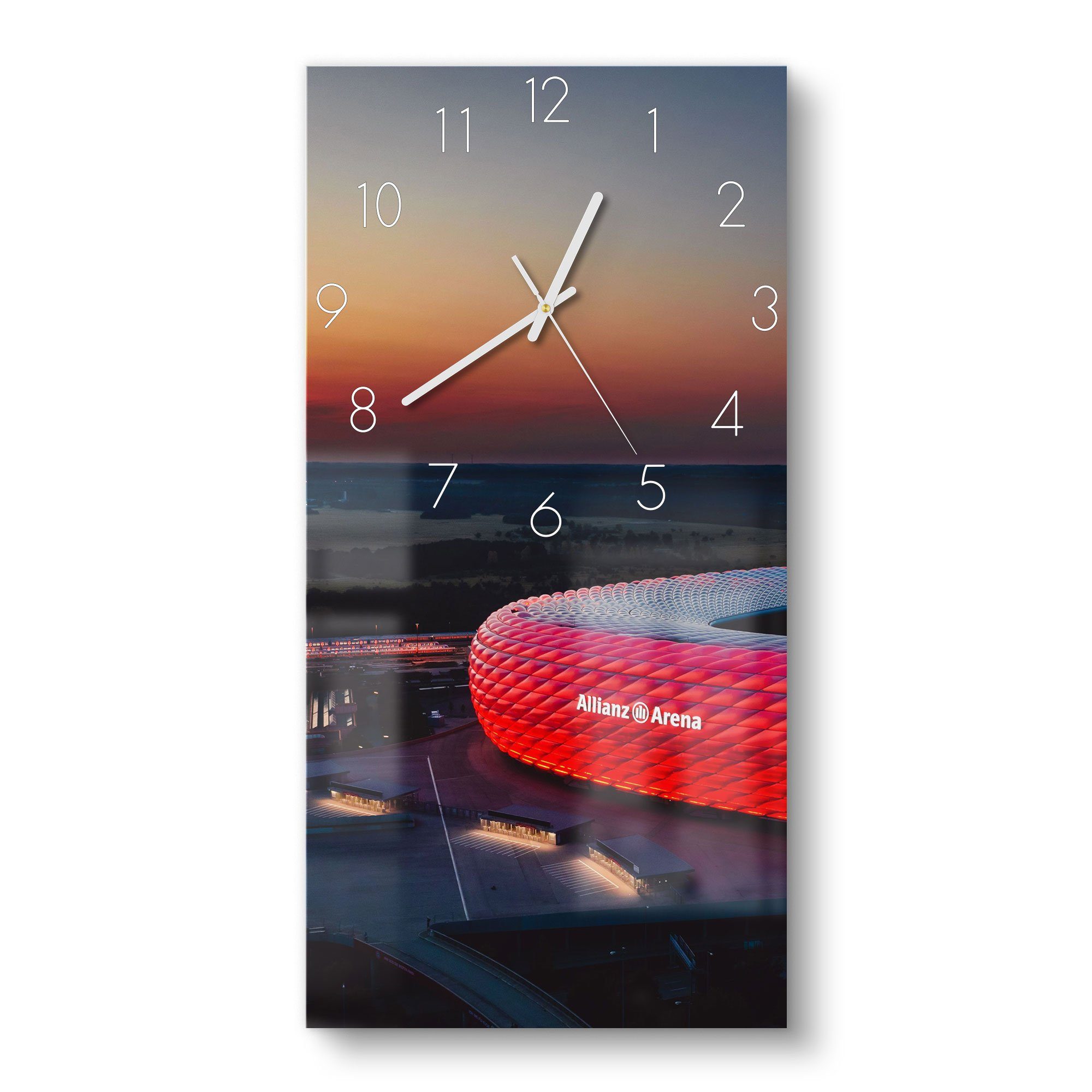 DEQORI Wanduhr 'Allianz Arena, München' (Glas günstig online kaufen
