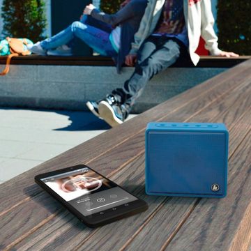 Hama Mobile Bluetooth Lautsprecher Pocket Bluetooth-Lautsprecher (Bluetooth, tragbare MP3 Musik-Box, mit integriertem Micro-SD-Kartenslot, mit integrierter Freisprecheinrichtung)