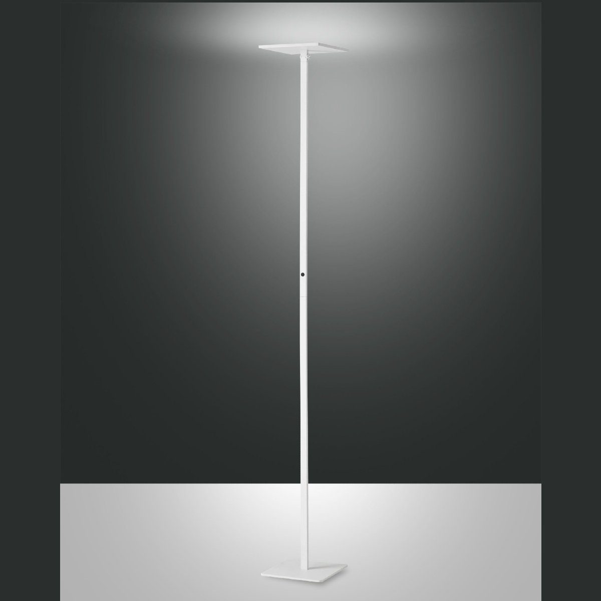 FABAS LUCE LED Stehlampe Ideal, 3-Stufen-Dimmer, CCT-Farbtemperaturwechsler, Memory-Funktion, LED fest integriert, Warmweiß, Kaltweiß, Bürobeleuchtung in Schwarz oder Weiß