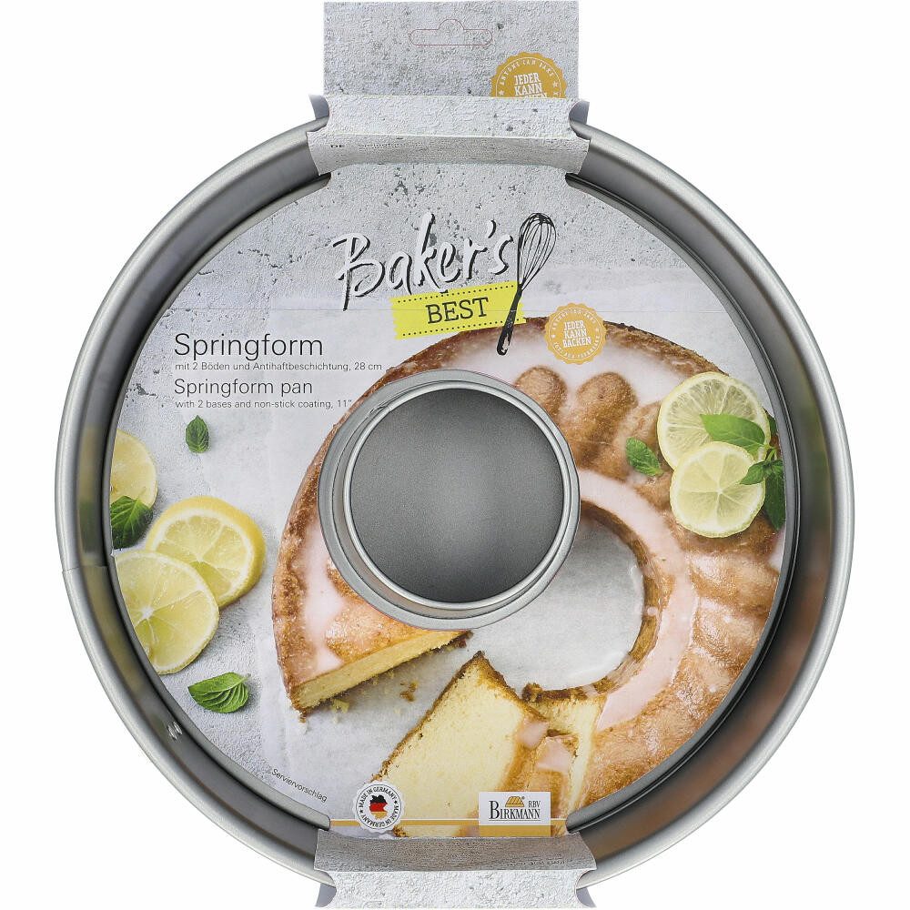 Birkmann Springform Bakers Best mit zwei Böden Ø 28 cm