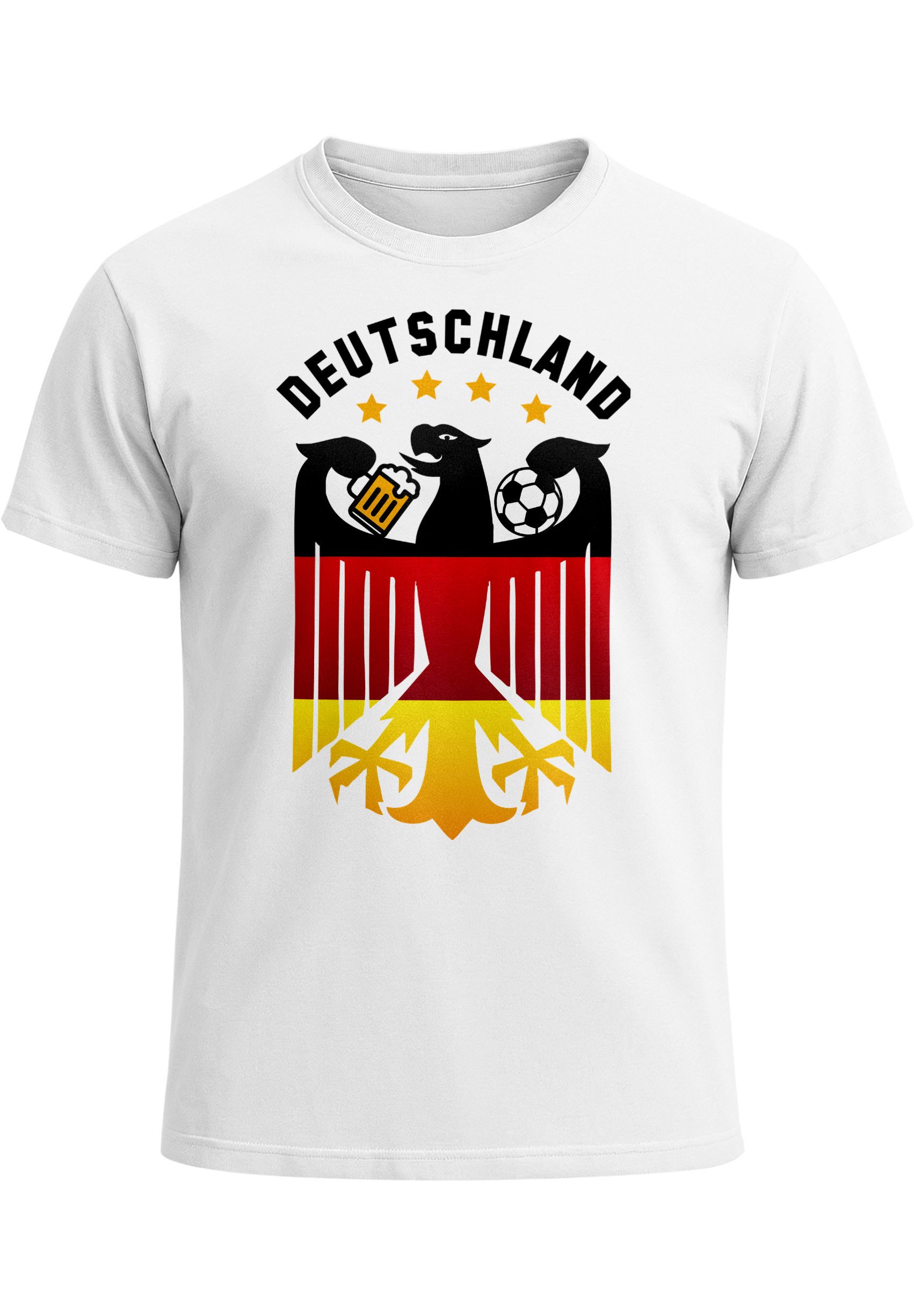 Print-Shirt Herren T-Shirt Deutschland Fußball WM Fußball-Sommer 2026 Bundesadler