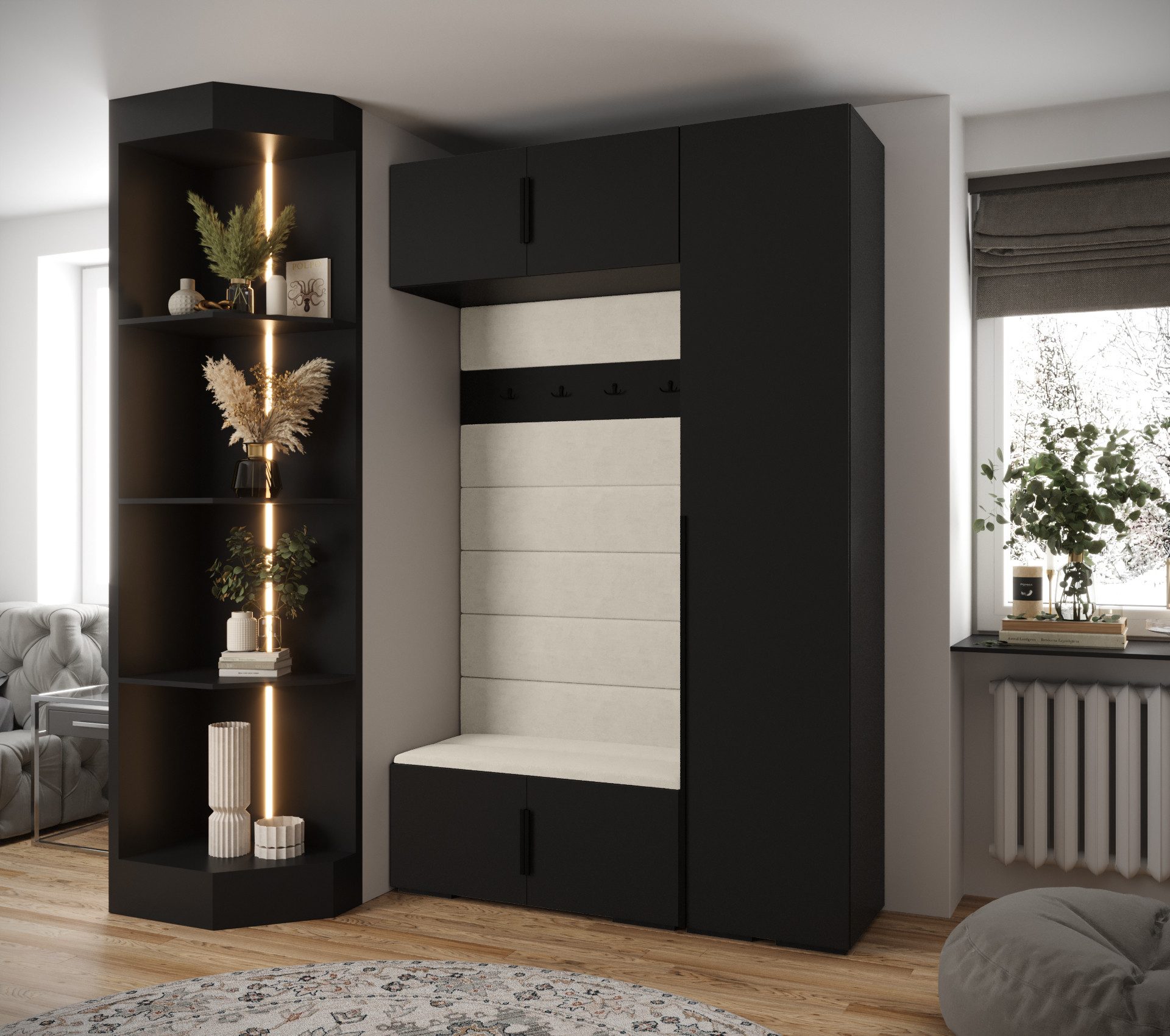 ABIKS MÖBEL Kompaktgarderobe INOVA 1 SATZ günstig online kaufen