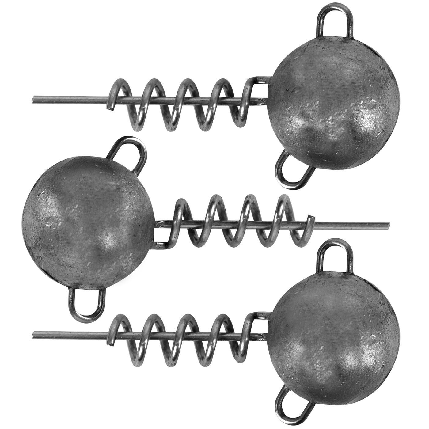 Jighaken Fox Rage Corkscrew round Jig Heads - 3 Schraubkopf Jighaken