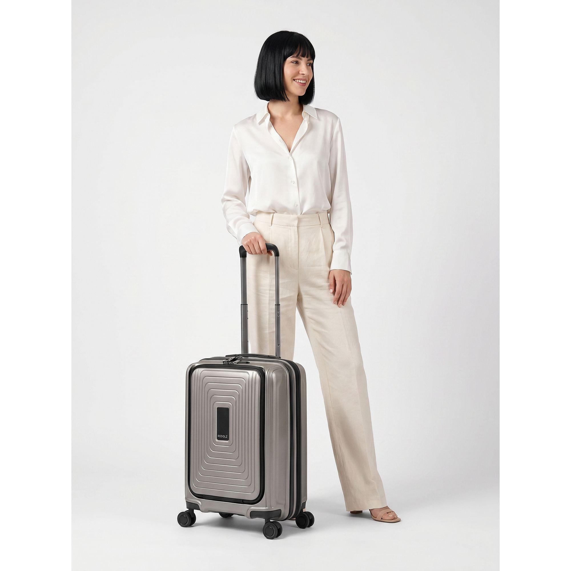 Redolz Handgepäck-Trolley Essentials 14, 4 Rollen, Polypropylen