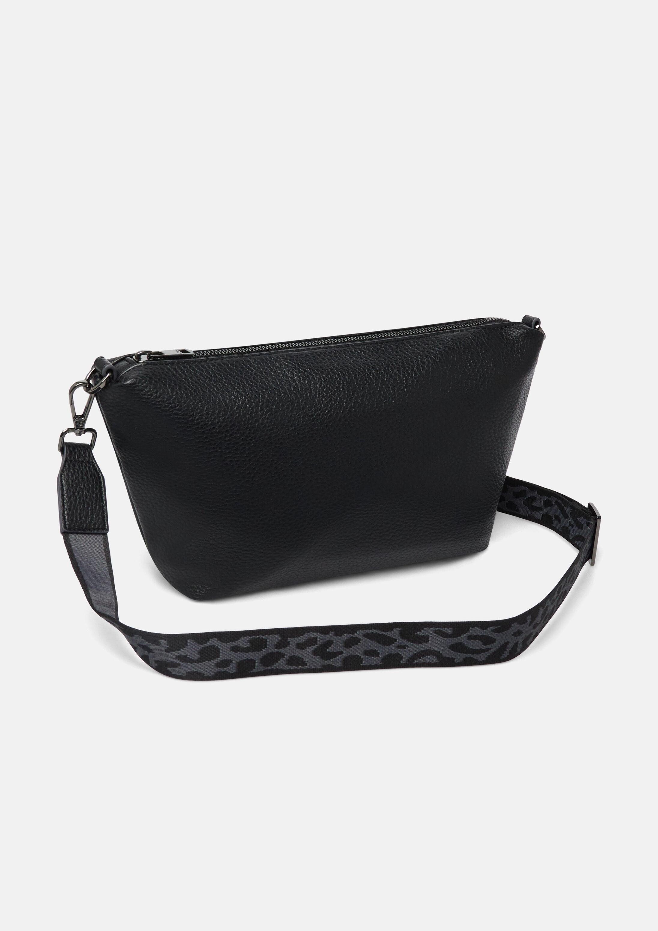 s.Oliver Umhängetasche Tasche, Tasche mit Logo-Platte und verstellbarem Gurt