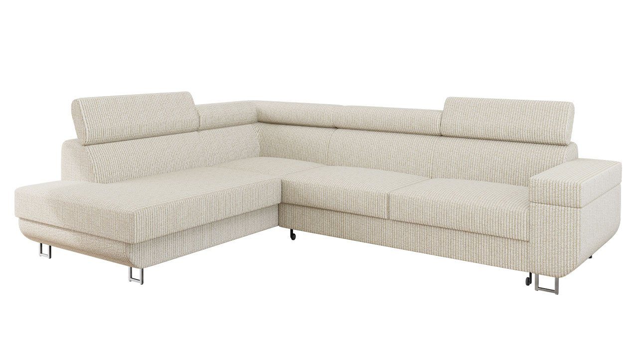 MIRJAN24 Ecksofa Fonti Cord, mit Schlaffunktion günstig online kaufen