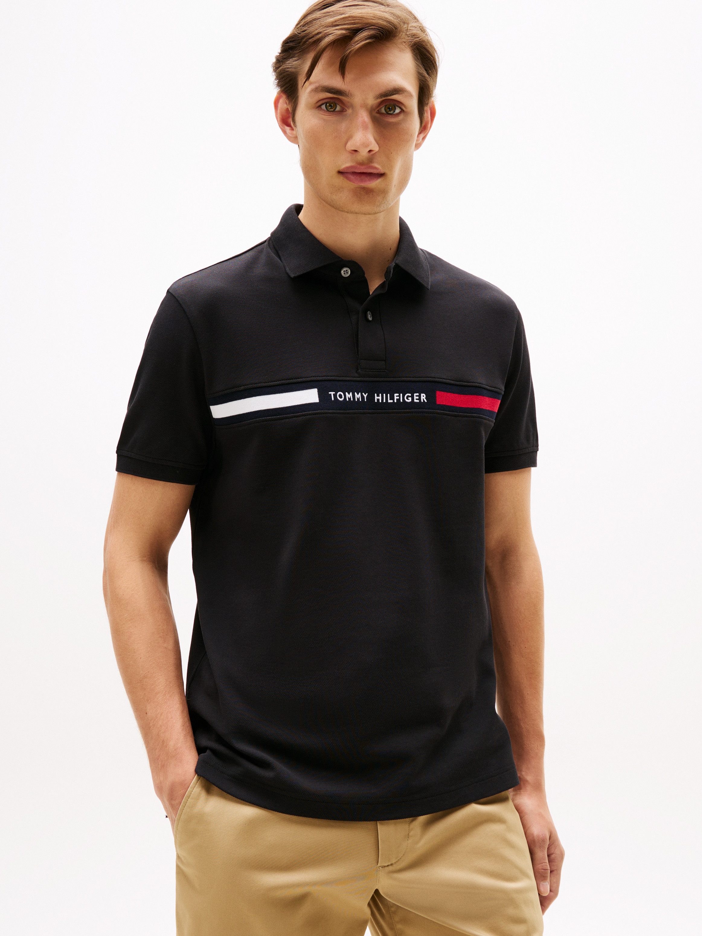 Tommy Hilfiger Poloshirt HILFIGER CHEST INSERT REG POLO günstig online kaufen