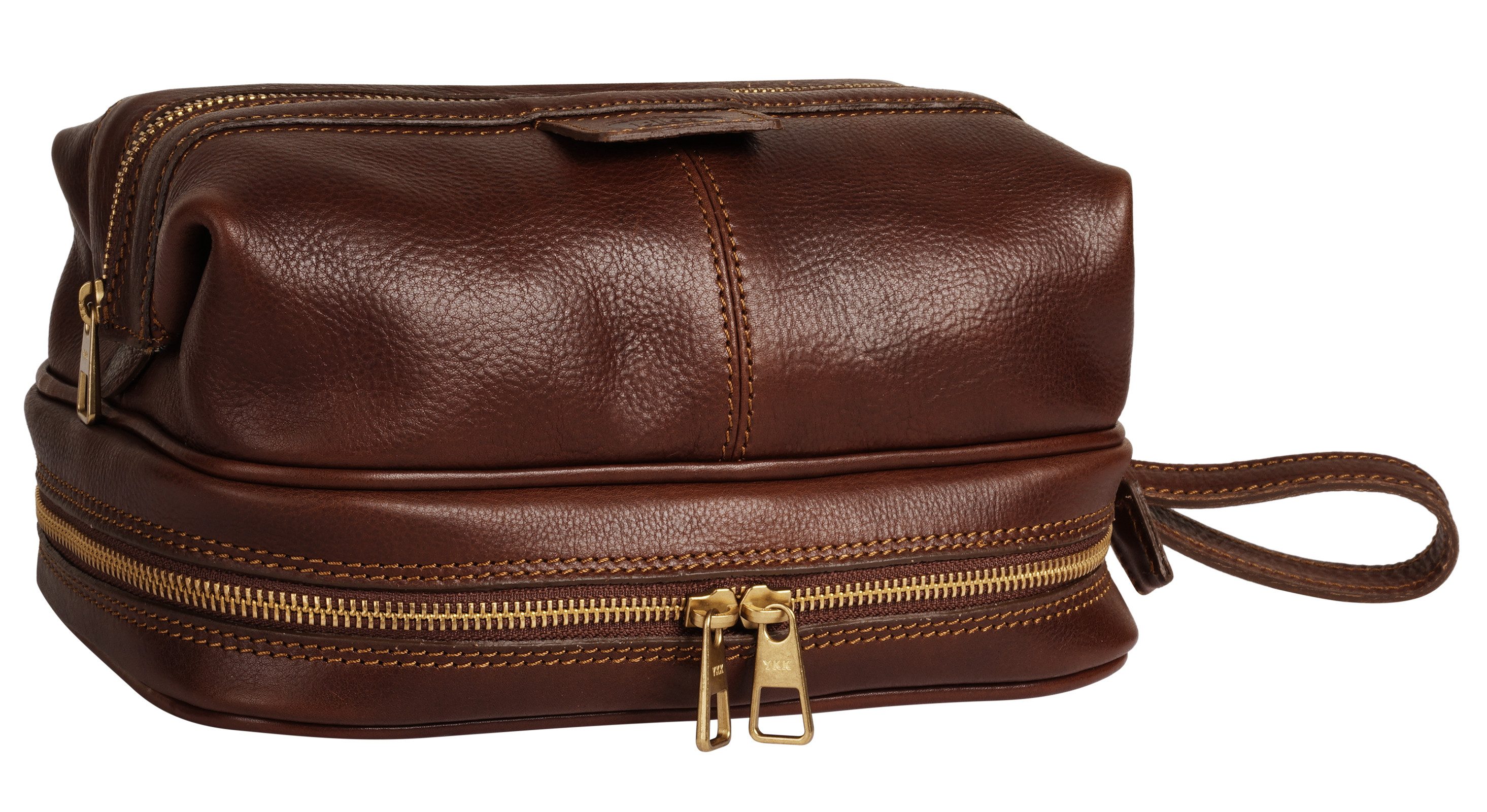 Piké Kulturbeutel, echt Leder, Made in Italy günstig online kaufen