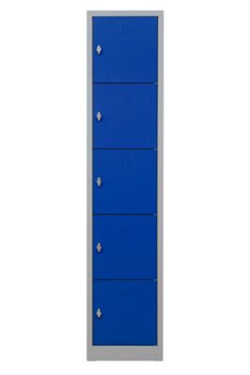 PROREGAL® Spind Schließfachschrank Falcon, Small, HxBxT 190x41x45cm, Grau-Blau