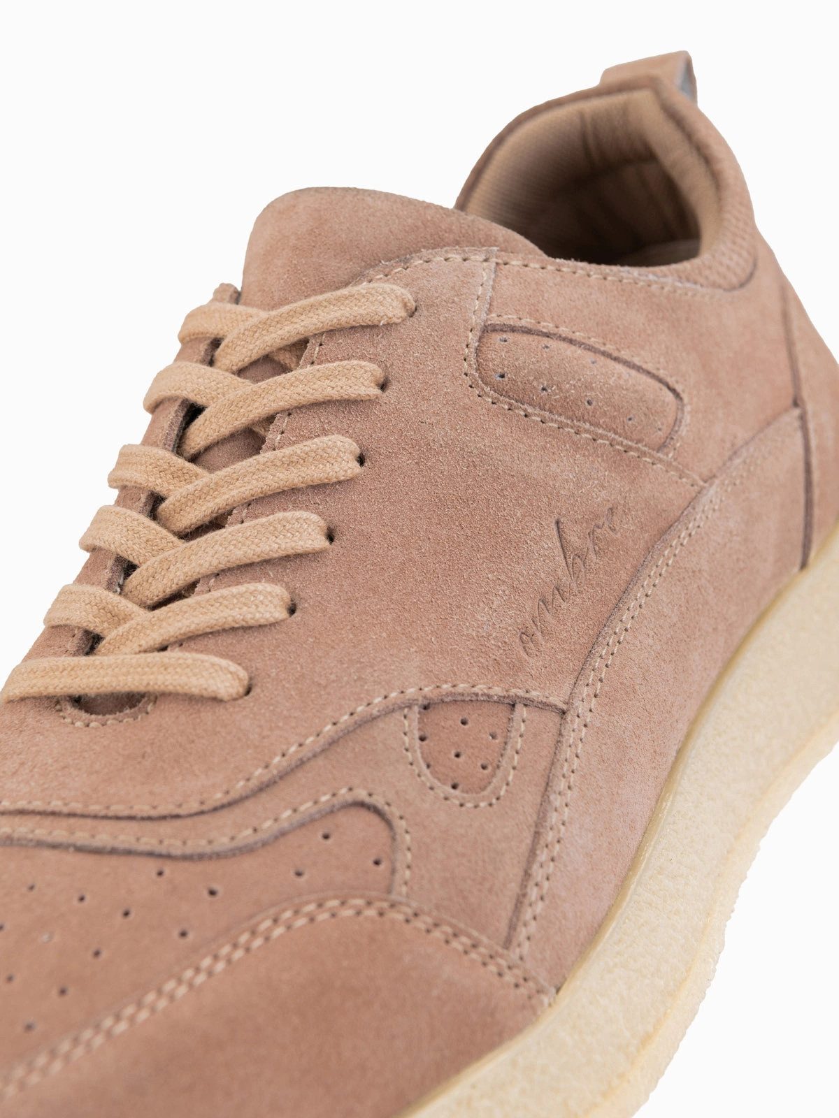 OMBRE Leichte, sportliche Herren-Sneaker aus Wildleder Sneaker atmungsaktives Mesh-Innenfutter