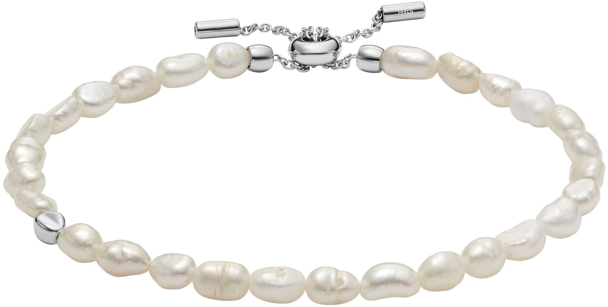 Skagen Armband Schmuck Geschenk Edelstahl Armkette AGNETHE PEARL, SKJ1833040, mit Süßwasserzuchtperle