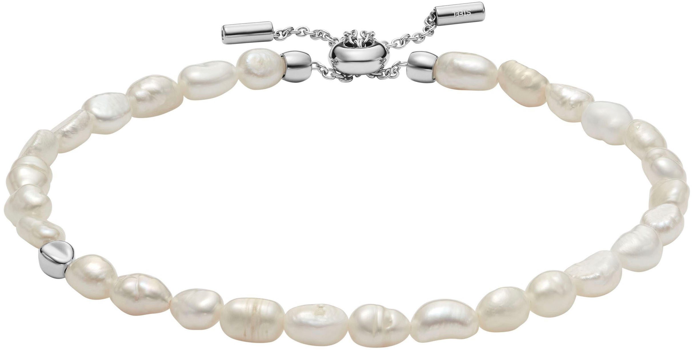 SKAGEN Armband Schmuck Geschenk Edelstahl Armkette AGNETHE PEARL, mit Süßwa günstig online kaufen