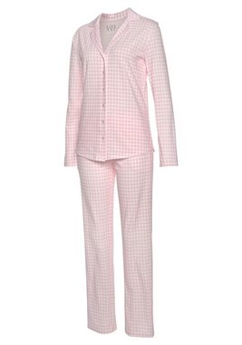 Vivance Dreams Pyjama (2 tlg) mit feinem Muster