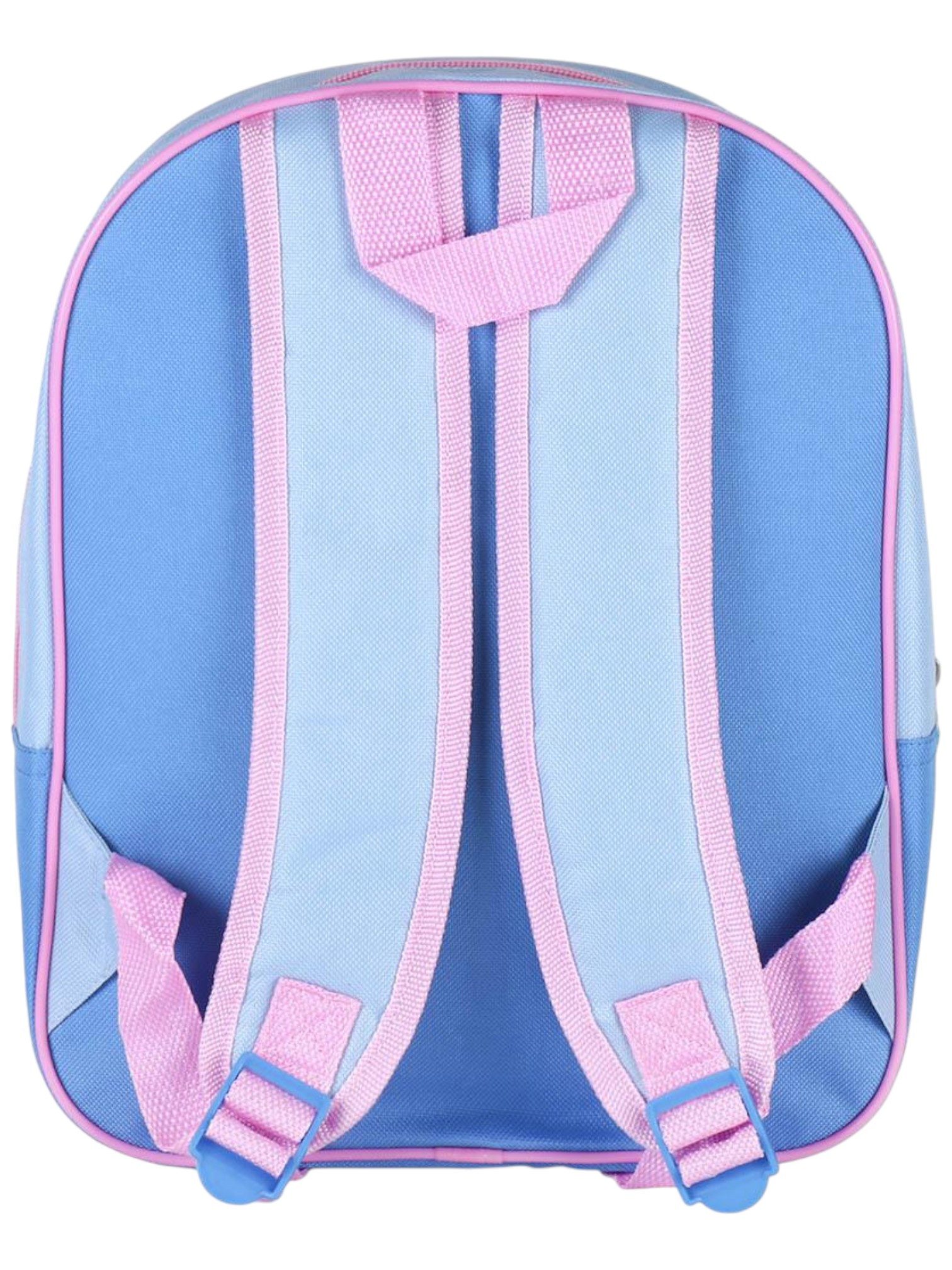 Cerdá Kindergartentasche Elsa & Anna, 3D Kinder-Rucksack 31x25x10 cm