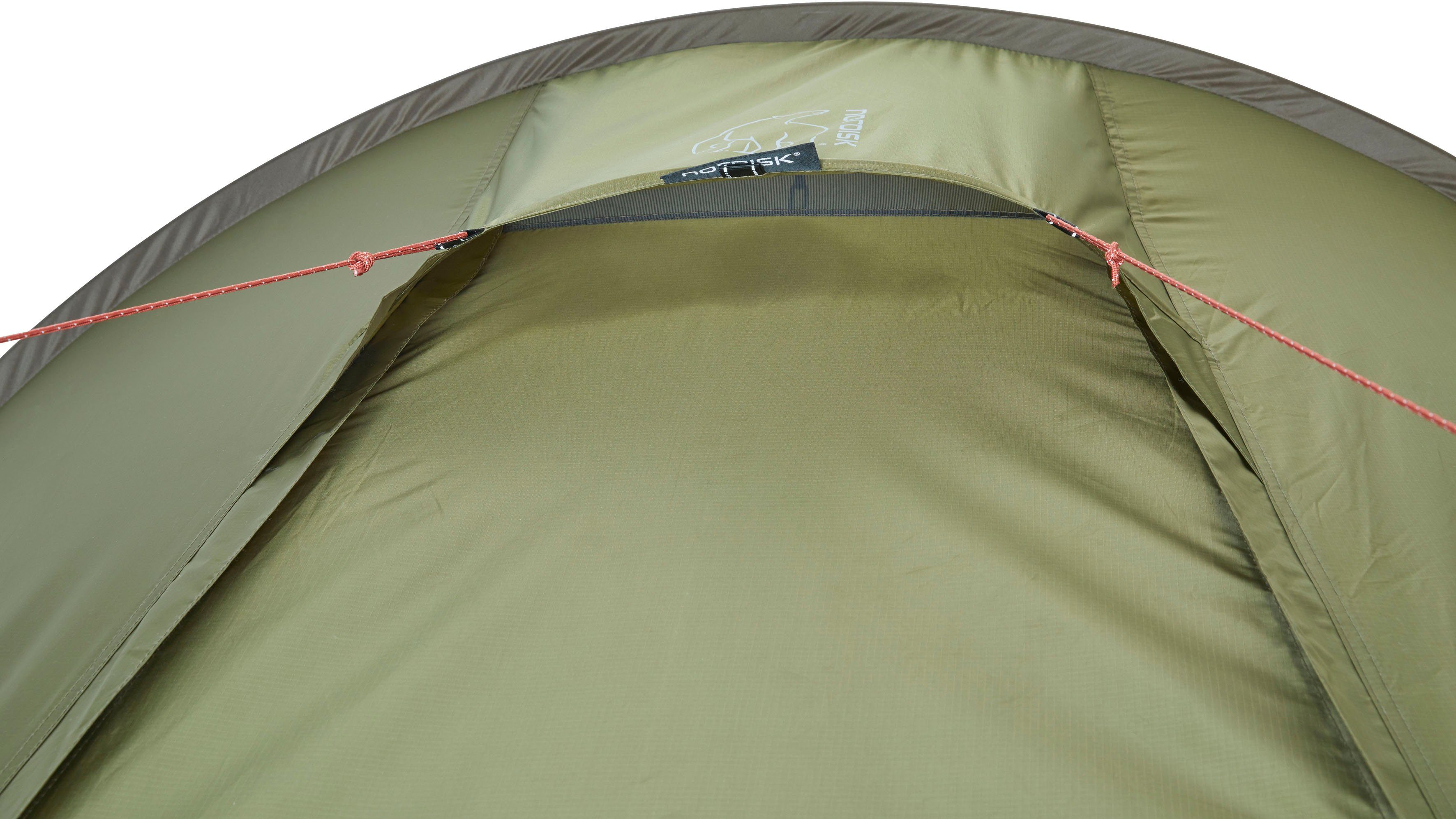 2 Tunnelzelt Dark tlg) Nordisk Tent 2 1 Olive, PU Halland (Packung, Personen: