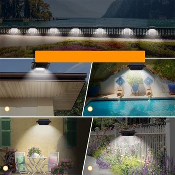 Home safety LED Dachrinnenleuchte 10Stk.25LED Solarlampe Außen, Lichtsensor