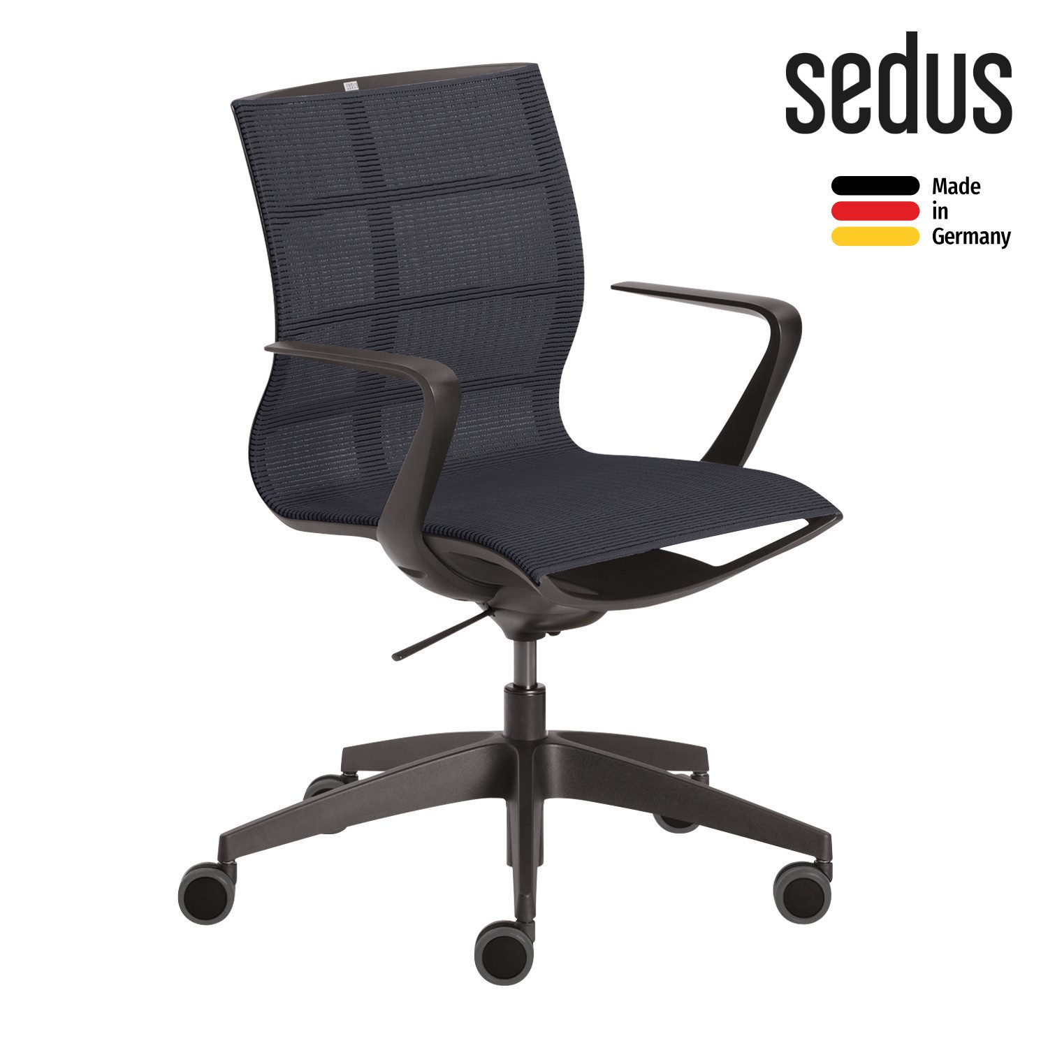 sedus Bürostuhl se:joy (Made in Germany, 5 Jahre Garantie), ergonomischer Bürostuhl mit Wippmechanik