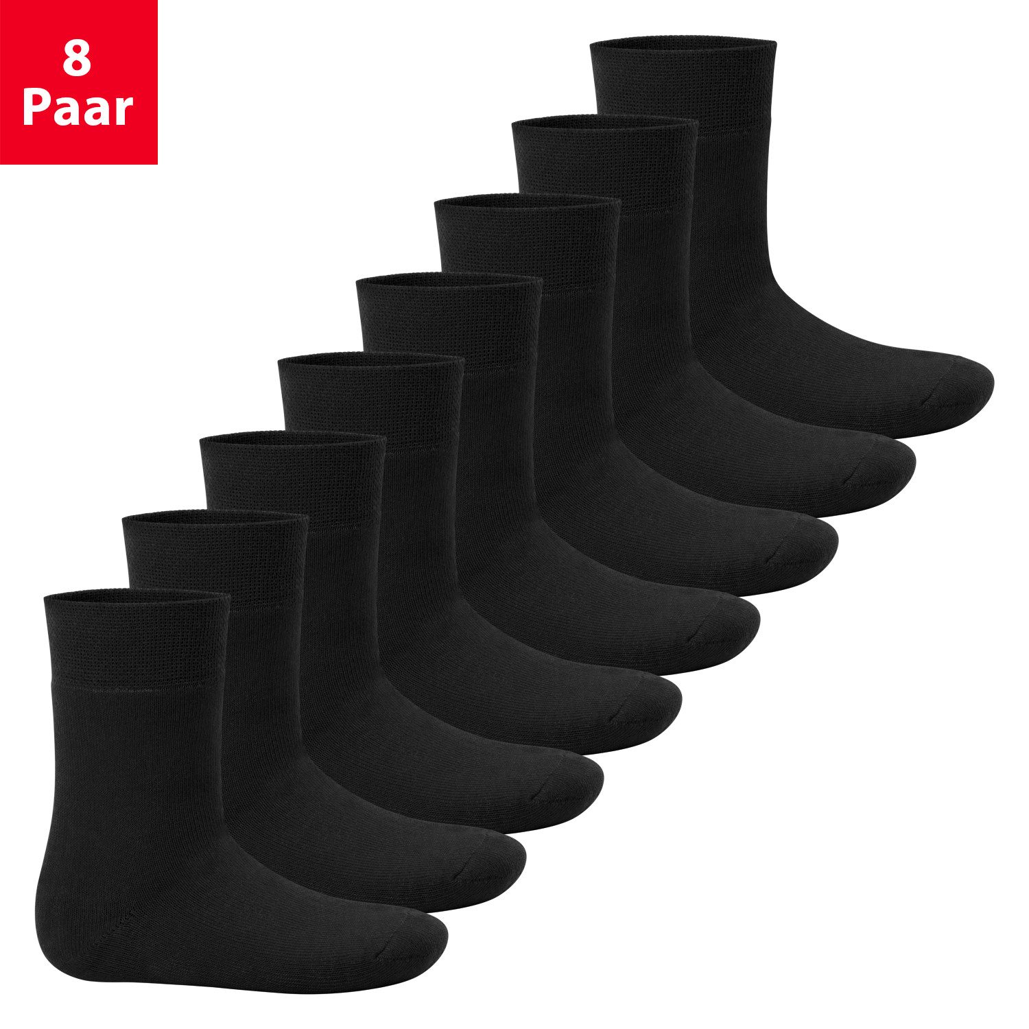 Footstar Thermosocken Kinder Winter Socken (8 Paar) Warme Vollfrottee Thermosocken