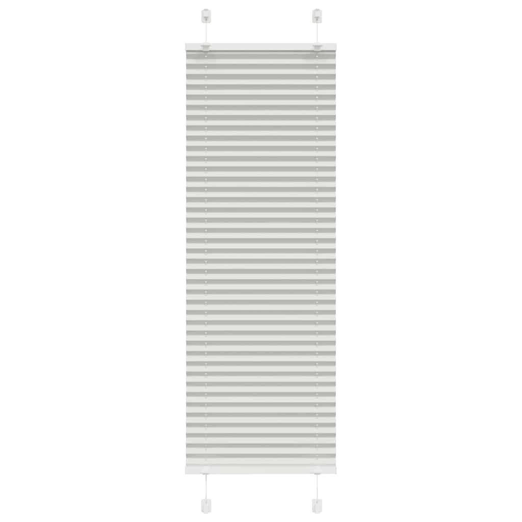 vidaXL Plissee, Plissee Hellgrau 40x100 cm Stoffbreite 39,4 cm Polyester