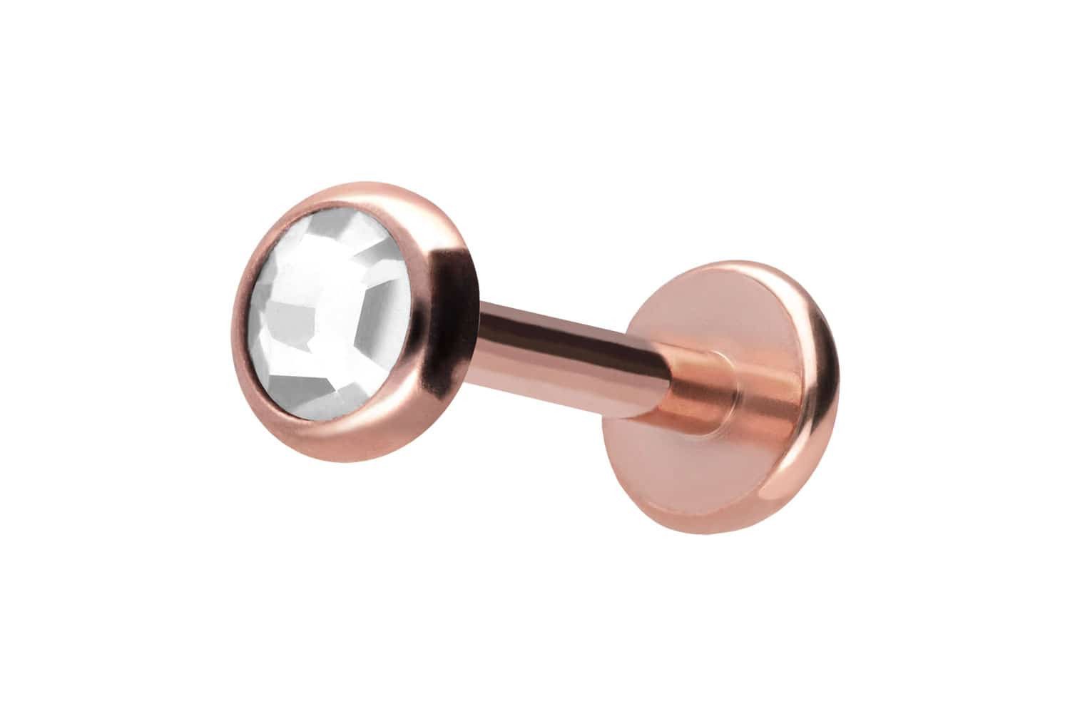 PIERCINGLINE Piercing-Set Titan Labret mit Push günstig online kaufen