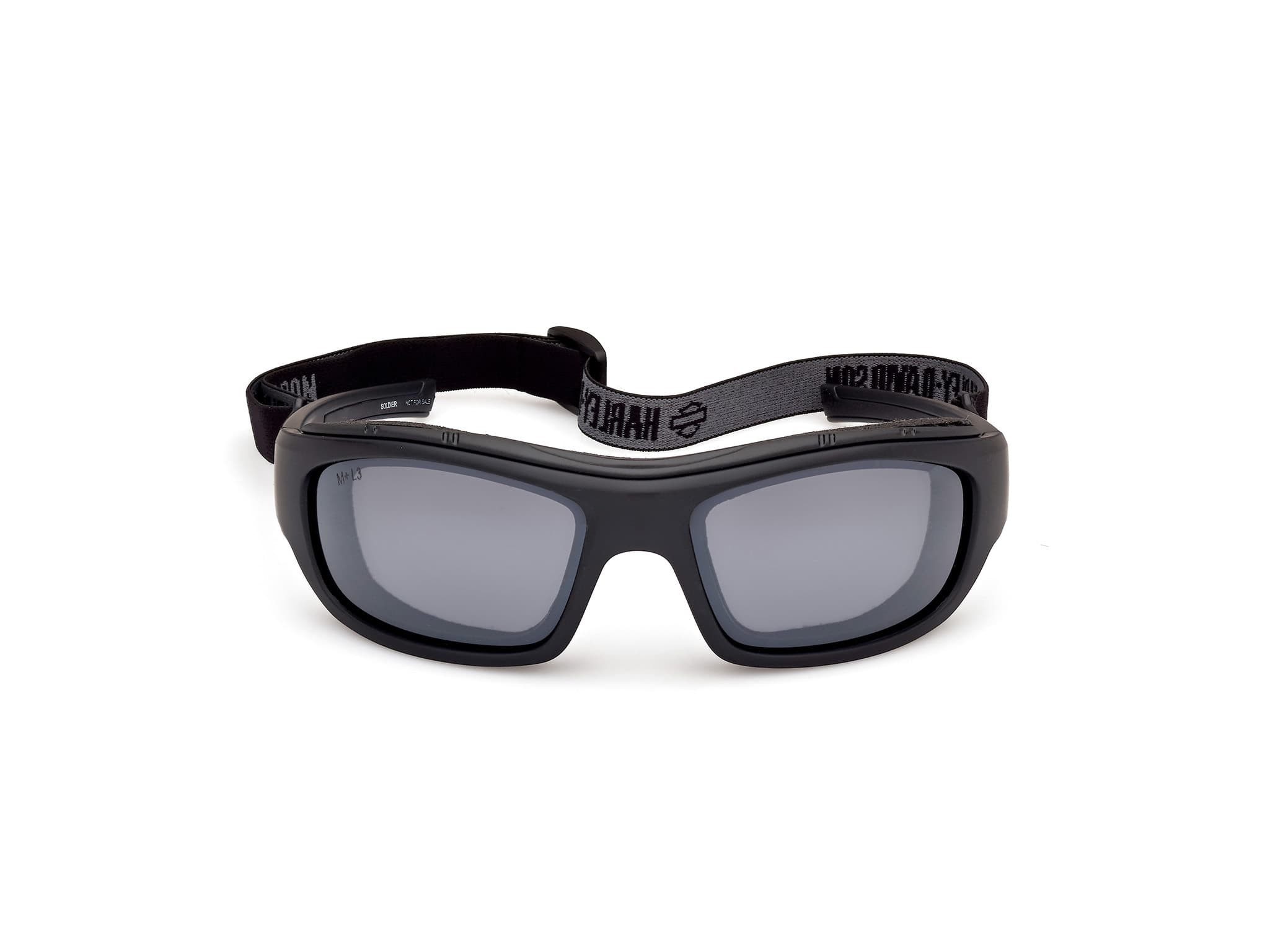 HARLEY-DAVIDSON Motorradbrille, (1-St), Motorradbrille Soldier Silver Mirror - Marcolin - HZ0007-02C