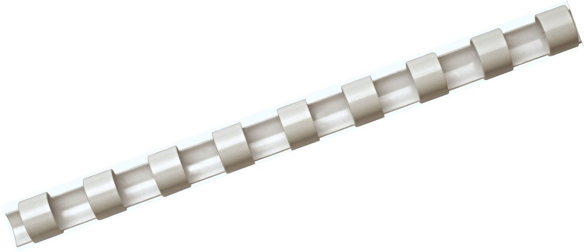 Thermo-Bindemappe Plastikbinderücken A4 6mm weiß VE=100 Stück