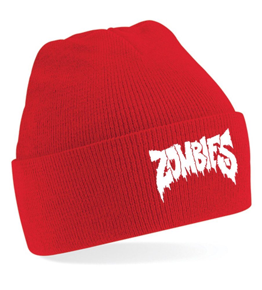 Beanie Unisex Erwachsenen Mütze Zombies Halloween apokalypse Flatbush