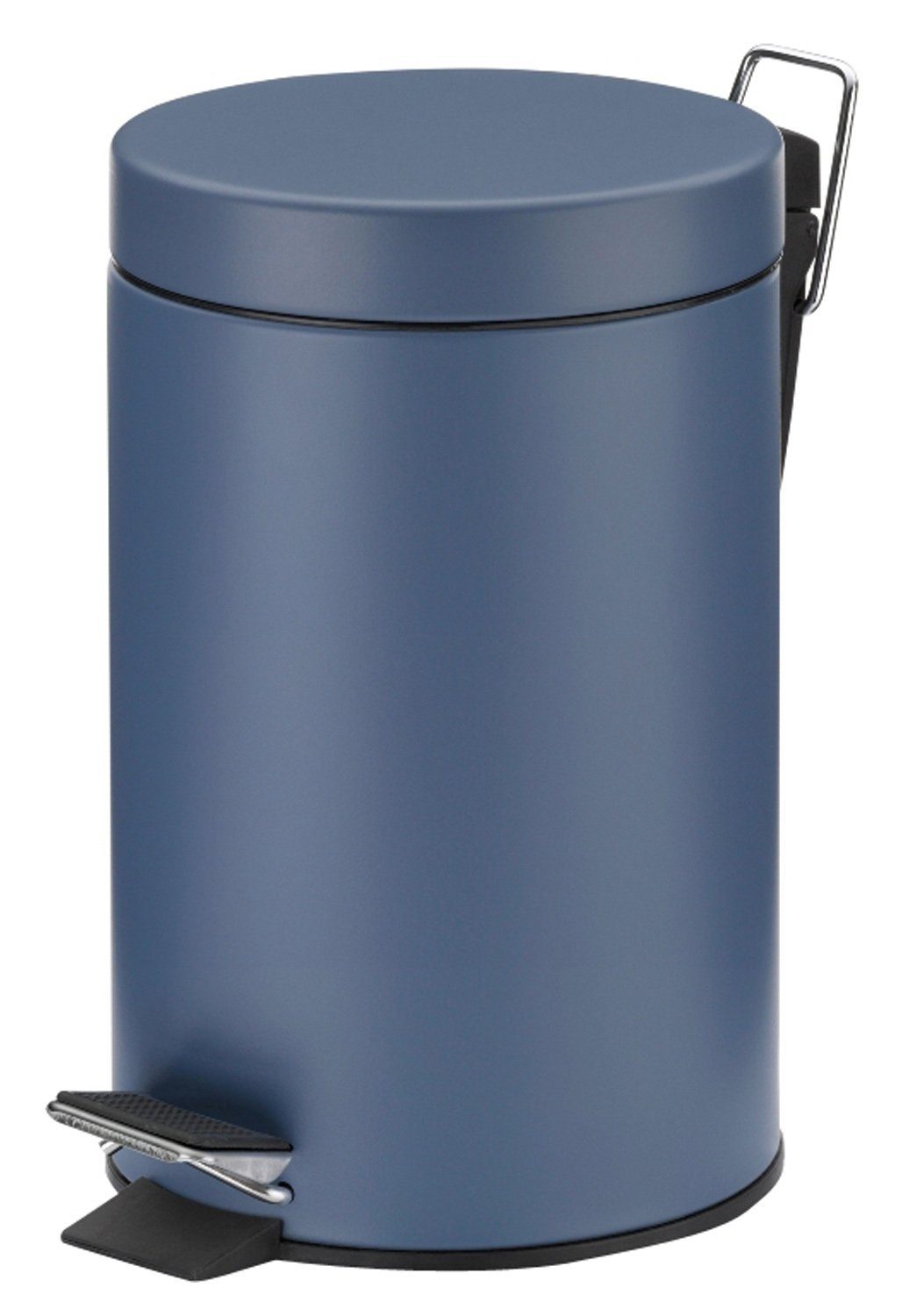kela Kosmetikeimer MONACO, Metall, Malvenblau, Schwarz, 3 Liter