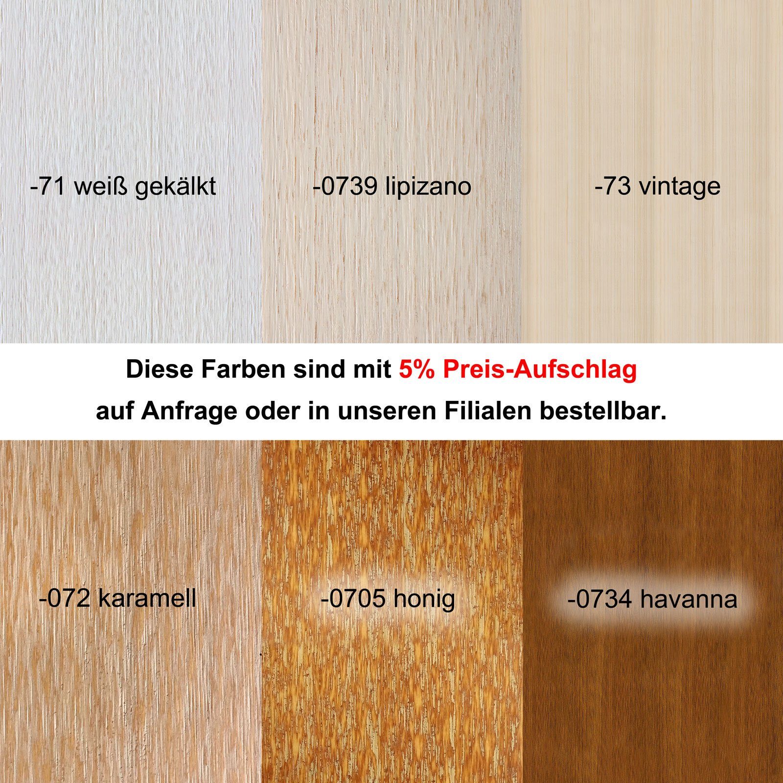 Casamia Esstisch Esszimmer-Tisch Esstisch Massivholz-Tisch 160/180 x 90/95 cm Casapino
