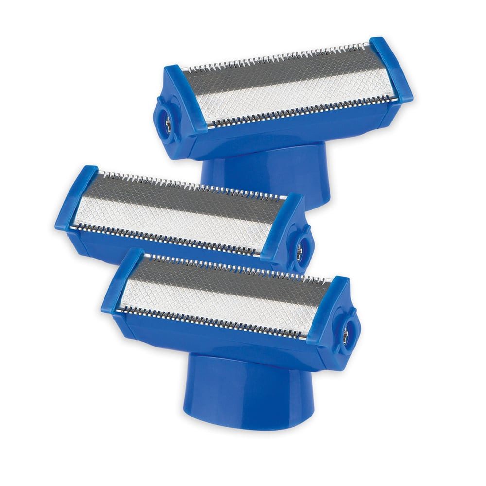 MAXXMEE Rasierklingen MAXXMEE Ersatz-Klingen Solo Blade - 3er-Set - blau