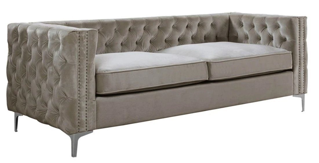 JVmoebel Chesterfield-Sofa Moderner Chesterfield Dreisitzer luxus 3-Sitzer Couch Wohnzimmermöbel, Made in Europe