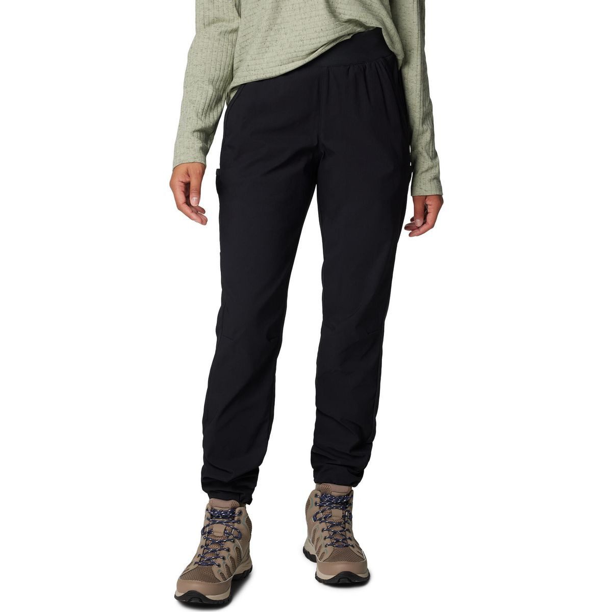 Columbia Outdoorhose Leslie Falls Pull-on Pant Wasser- und schmutzabweisende Damenhose mit UPF 50 Sonnenschutz