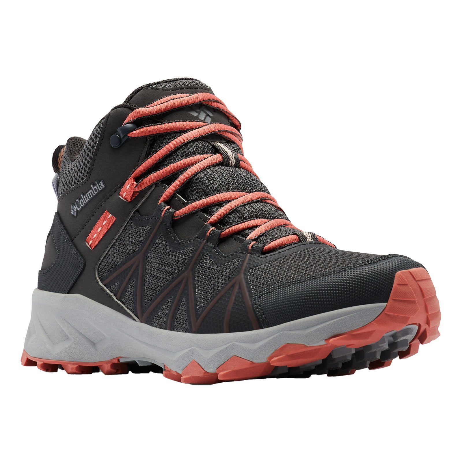 grey dark Outdoorschuh mit II 089 OutDry™ Columbia / Peakfreak™ Adapt Trax™-Außensohle dark Mid coral