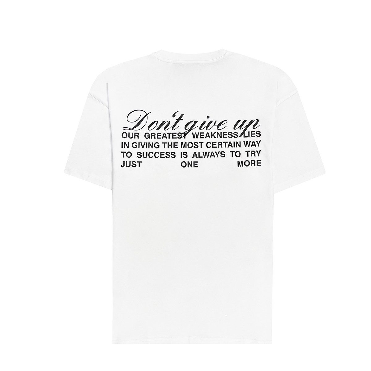 9N1M SENSE T-Shirt Dont't Give Up Backprint