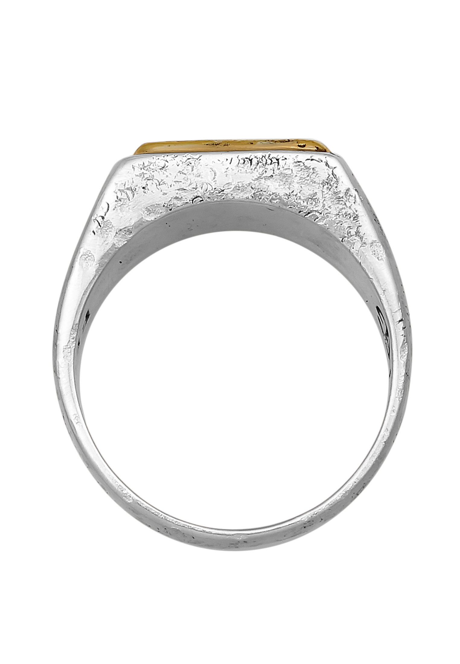 HAZE & GLORY Siegelring Siegelring - Alive Bi-Colour 925 Silber