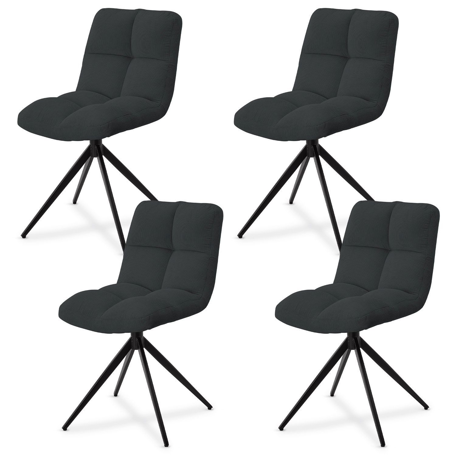 Juskys Esszimmerstuhl Dallas (4 St), 4er günstig online kaufen