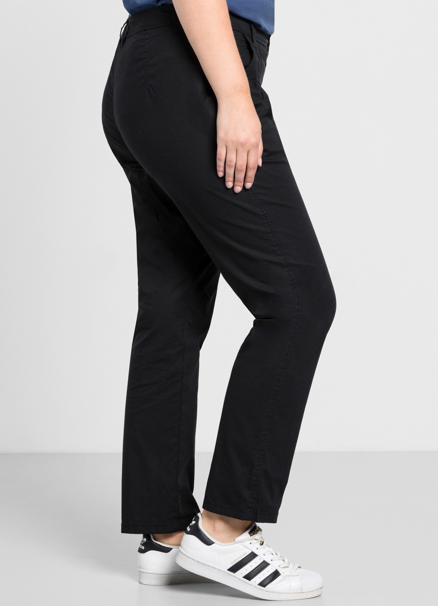 Sheego Jerseyhose Chinohose in Stretch-Qualität – Bild 4 von 5