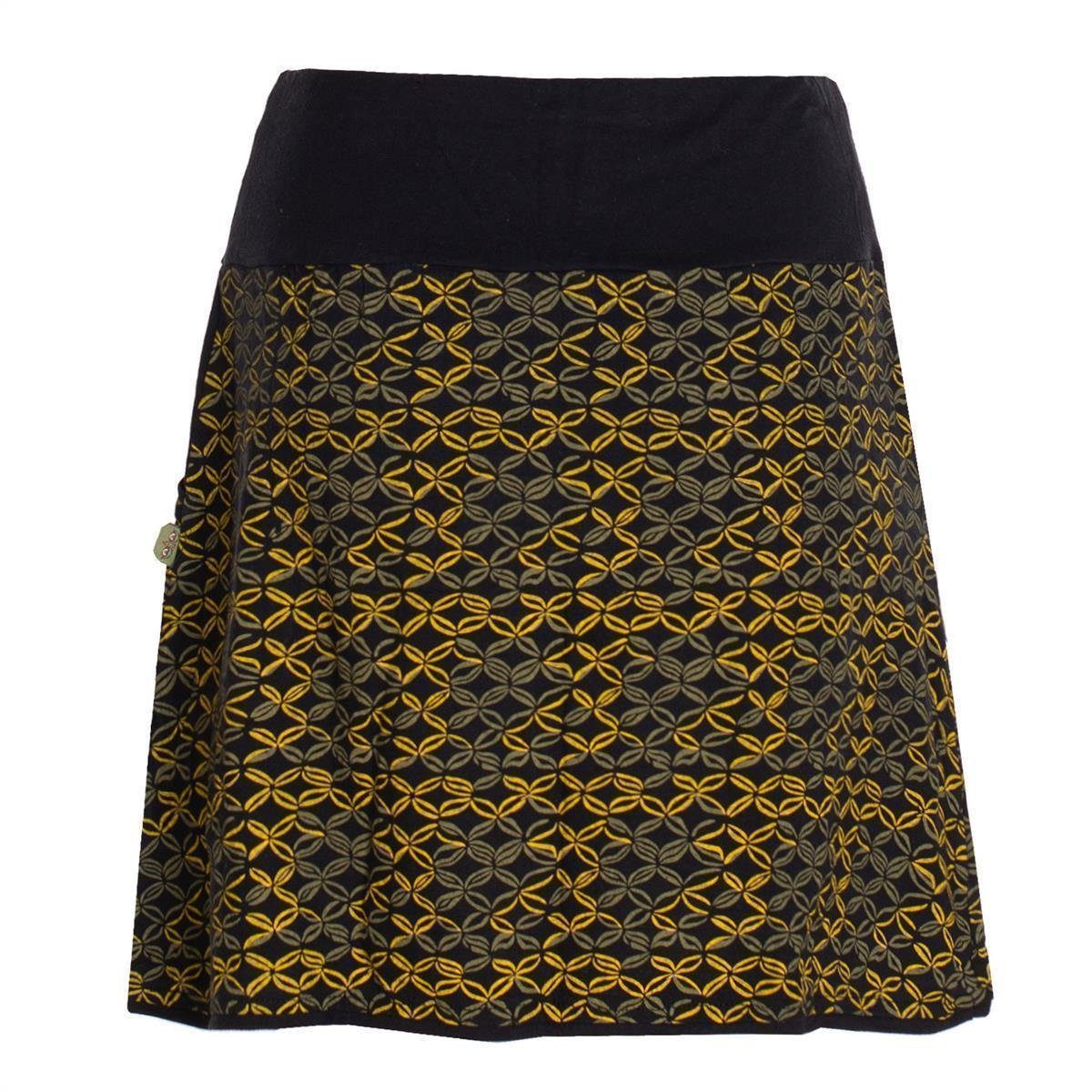 Vishes Jerseyrock Kurzer Damen Baumwoll-Rock mit günstig online kaufen
