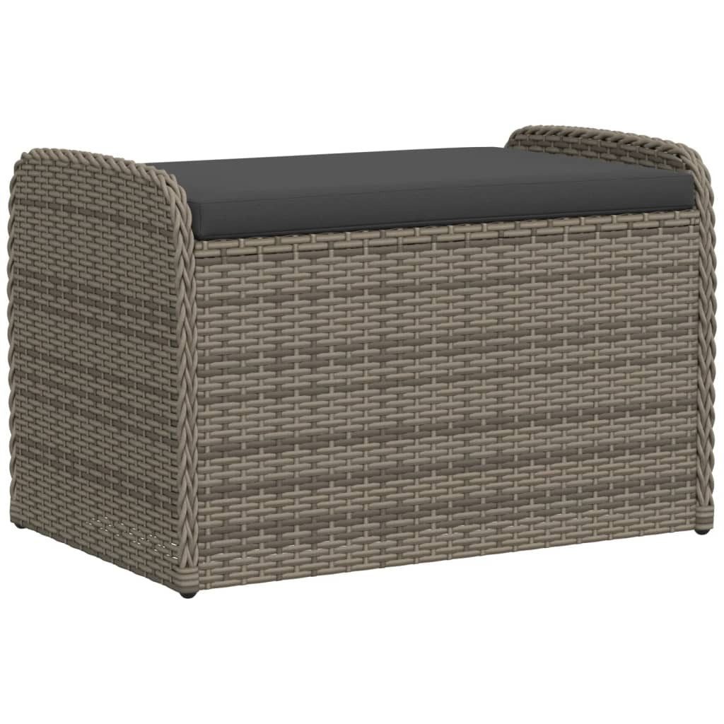 Auflagenbox Gartentruhe Kissenbox Kissentruhe Auflagenbox Kissen Grau 80x51x52 cm