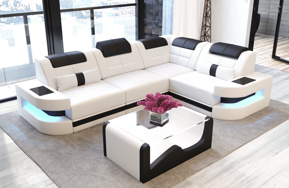 Sofa Dreams Ecksofa Ledercouch Sofa Leder günstig online kaufen