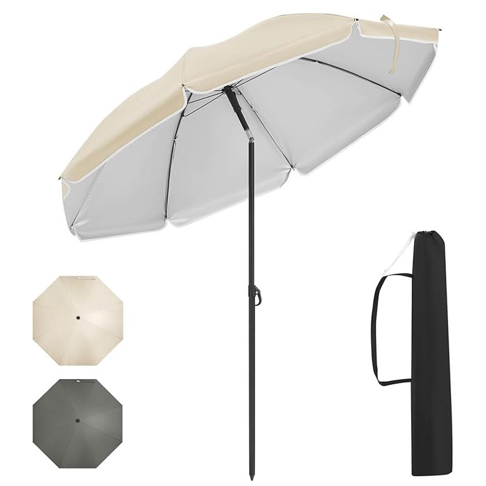 Woltu Sonnenschirm, UPF 50+, Balkonschirm φ135/155/175 cm, mit Tragetasche günstig online kaufen